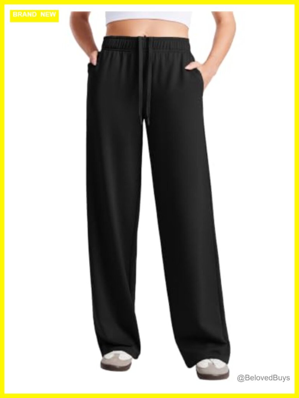 Wide Leg Sweatpants High Waisted Baggy Lounge Travel Pants